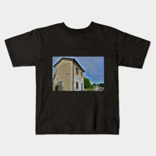 Disused Rail Building Between Moimacco and Cividale del Friuli Kids T-Shirt